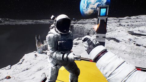 『トゥギャザー：ムーンエスケープ』ふたりプレイ専用月面パズルアドベンチャーが本日(4/22)発売。相棒と協力or邪魔しあいながら地球への帰還を目指せ