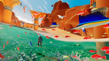 『Sword of the Sea』砂丘と海の神秘世界をホバーソードで華麗に駆ける。ひたすら美しいサーフィンアクションに言葉は不要【GWおすすめゲームレビュー】