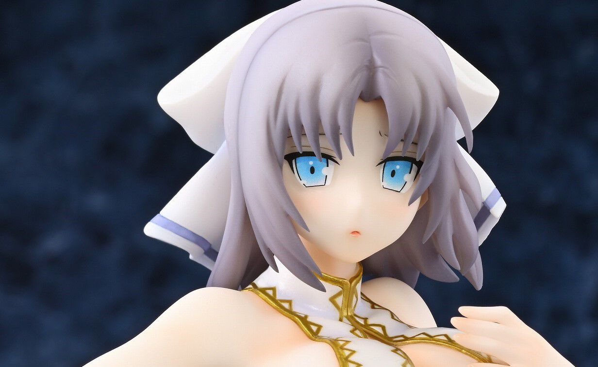 閃乱カグラNewWave Gバースト』雪泉の白チャイナドレス姿がフィギュア 