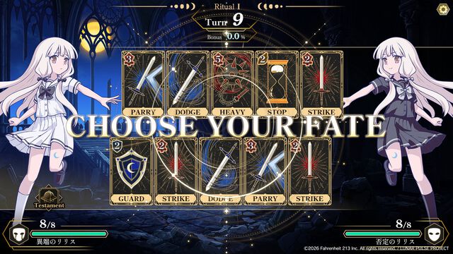 『ルナパルス』1戦60秒以内で決着つく超短期勝負型カードバトルゲームが2027年にSteamで配信予定。『FGO』などに携わった塩川洋介率いる213℉が開発