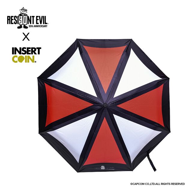 『バイオハザード』アンブレラ社のアンブレラ（折りたたみ傘）が発売。傘を開くといつものロゴマークが現れるアンブレラ社のアンブレラ