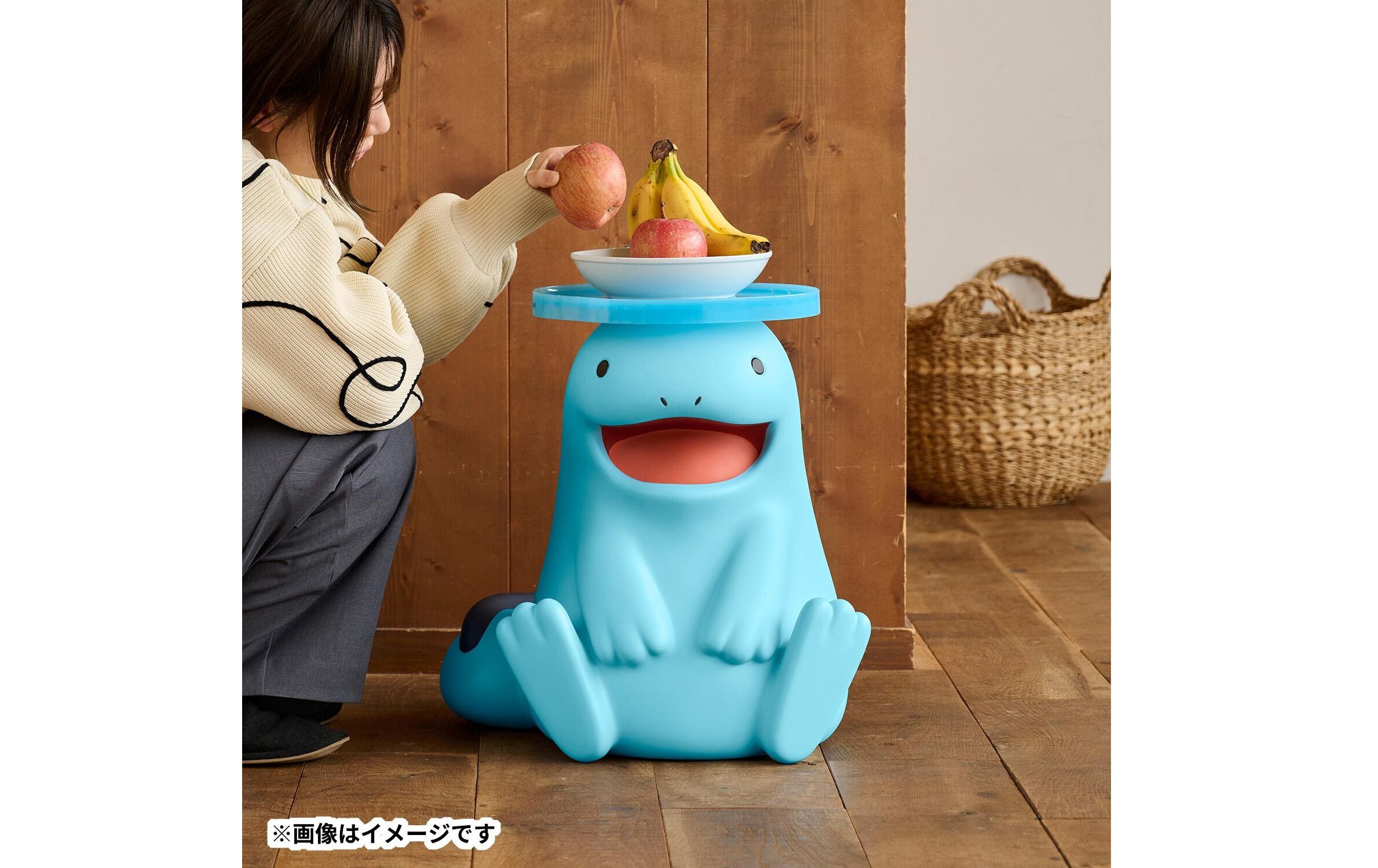ポケモン』ヌオーのミニテーブルが登場。ヌオーが水の中にいる様子を