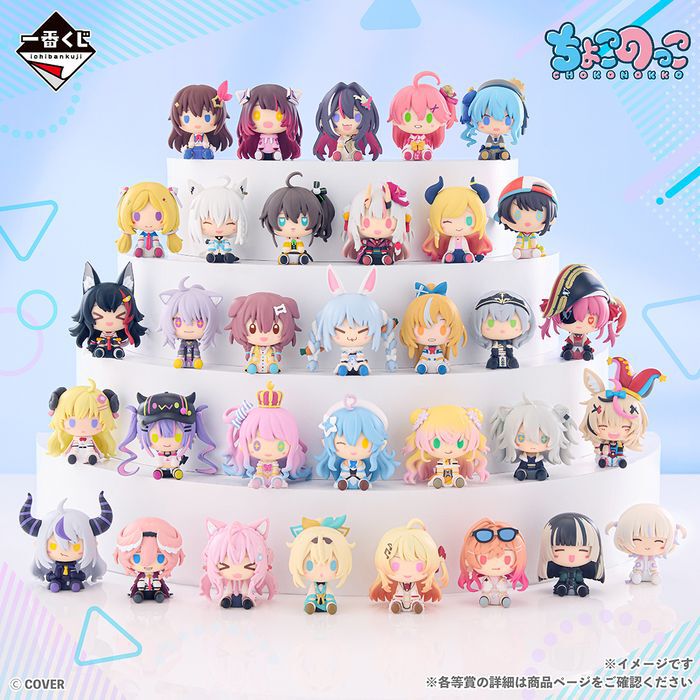 必ずちょこのっこフィギュア当たる。“一番くじ ホロライブ ちょこのっ