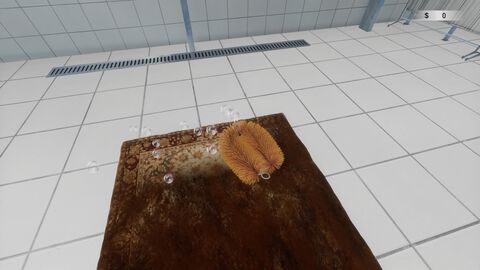 『絨毯を洗うゲーム』その名のとおり絨毯を洗いまくれるシミュレーターのストアページが公開。一定時間が経過すると隕石が落下して時間がリセットされるトンデモ仕様