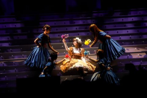 『アイマス ミリオンライブ！』13thライブDAY2リポート。二階堂千鶴の主演公演は“Grand bal masqué”のテーマにピッタリのゴージャスなライブ。新曲『ムーンライト・プロムナード』がオープニングを飾る