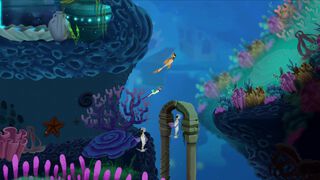 『バハムートとワクワクの木』アラビア神話に影響を受けた海底探索アドベンチャー、PS5＆Xbox版が発売。巨鯨バハムートや海中都市を描く幻想世界へ