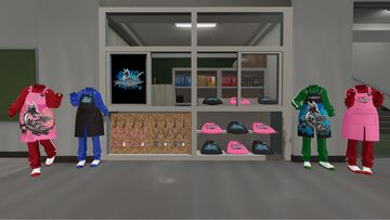 『家庭科のドラゴン』がVRChatに進出。アバターに着せて使えるエプロン&ジャージやナップサックを販売。“あのころ”の学校を模したワールドも展開