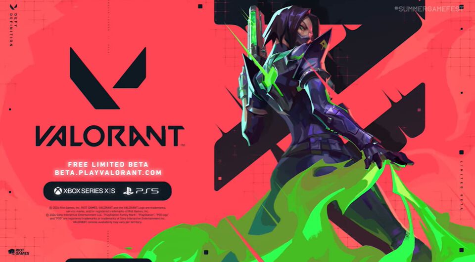 『VALORANT』PS5、Xbox Series X|S版のリリース決定。リミテッドベータが6/15より実施。本日（6/8）参加登録の受付が開始した【Summer Game Fest 2024】