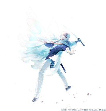 『刀剣乱舞』アイスショー“ICE BLADE”、山姥切国広がイナバウアーを披露。美しさと力強さを備えたスケーティングで観る者を氷上の本丸へ誘う