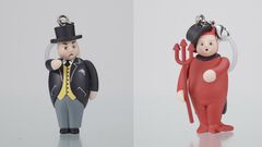 『きかんしゃトーマス』トップハム・ハット卿がなぜかガチャで発売決定。一度しか登場していないハロウィン衣装も。可動式で動かして遊べるぞ