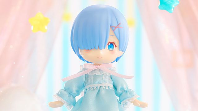 リゼロ】お人形さんのようなレムがナイトドレス姿で登場。手足を動かし