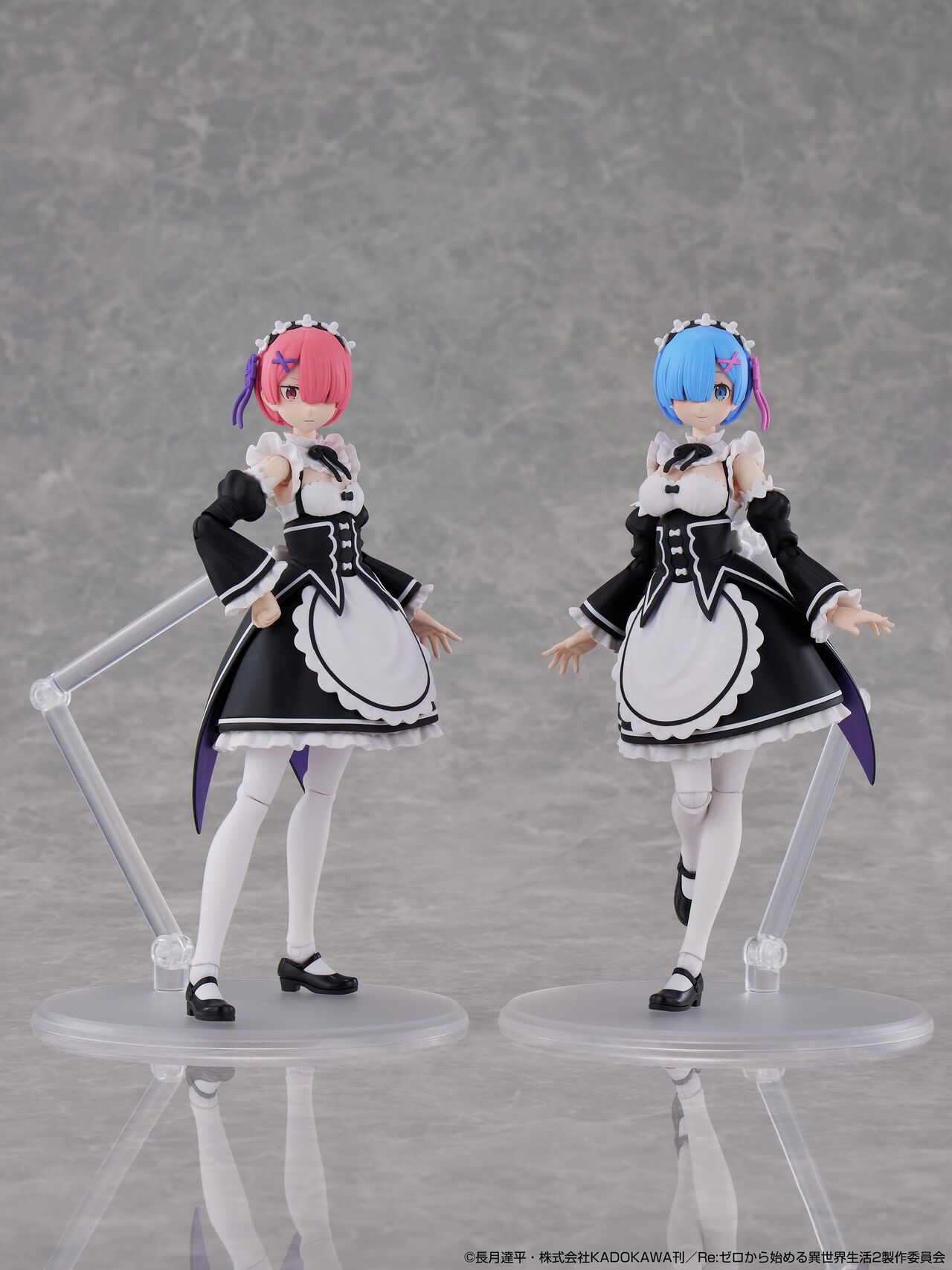 リゼロ』ラム＆レムがメイド姿でプラモ化。カドプラより双子そろって 