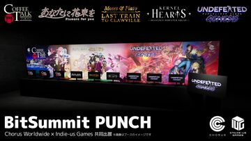 『コーヒートーク トーキョー』を含む5作がBitSummit PUNCHに試遊出展。各タイトルの試遊でノベルティがもらえる。コーラス・ワールドワイド、Indie-us Gamesブースにて
