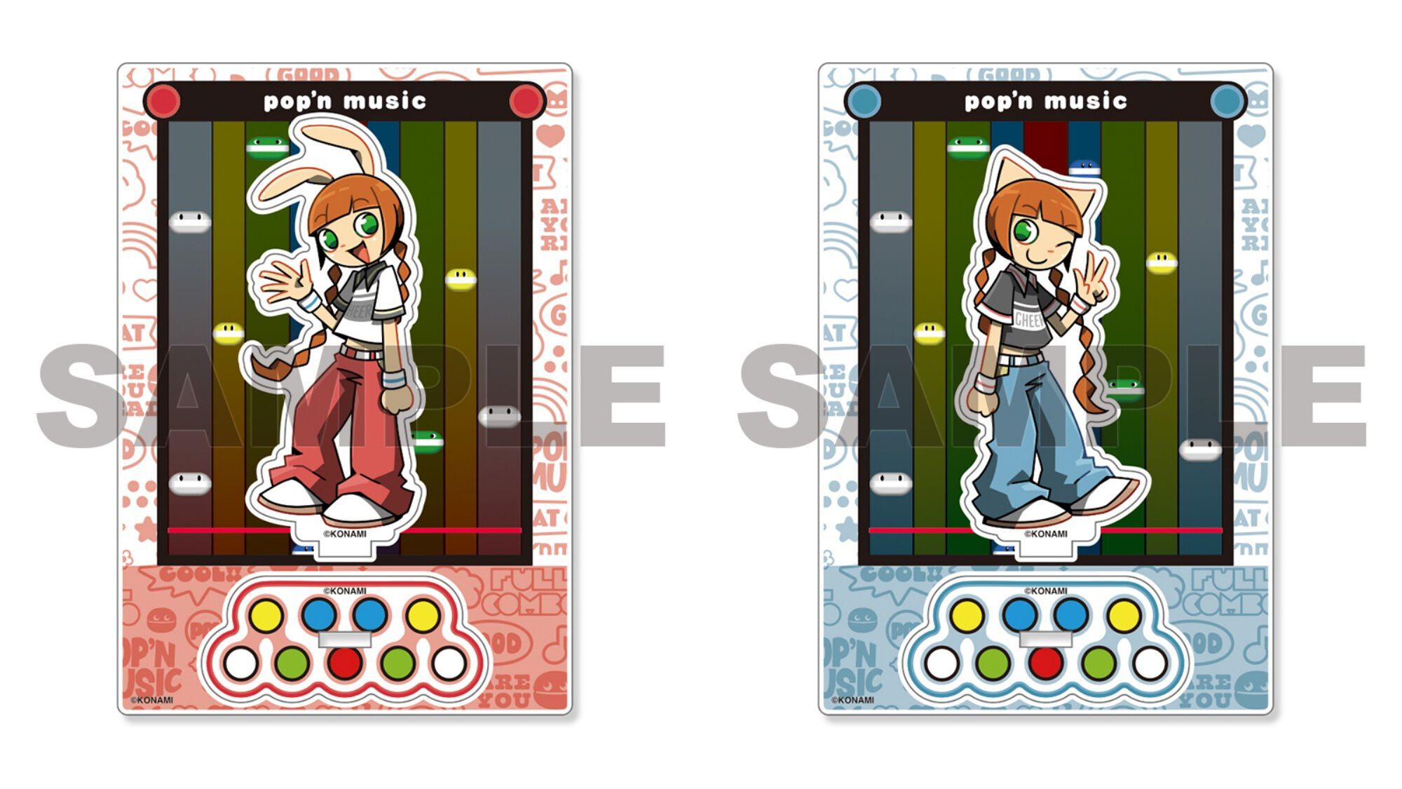 ゲームグッズ ポップンミュージック』ミミ、ニャミ、MZD、ユーリたちの新作グッズが