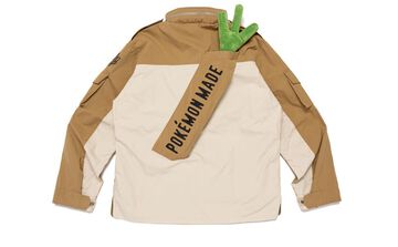 『ポケモン』ネギを背負えるカモネギのジャケット（約8.5万円）。HUMAN MADEコラボ新商品が5月23日より発売。コイキング、ピカチュウのデザインも