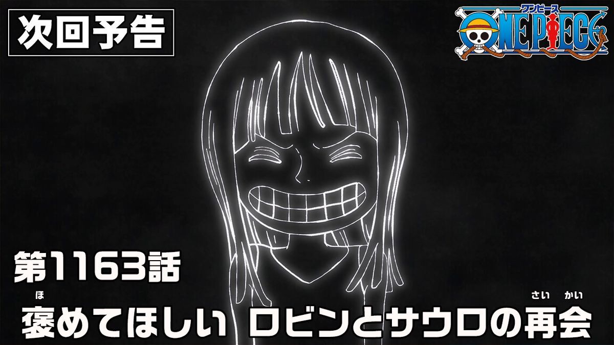 アニメ『ワンピース』最新1163話あらすじ。“悪魔の子”ニコ・ロビン