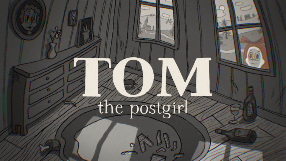 『Tom the postgirl』村のヤバい住人たち VS 秘密を覗くのをやめられない覗き魔女子！　ポップでダークな“ストーキングADV”