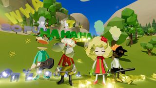 『ヨーデルゴルフ』会話がリアルタイムで3D文字として出現するオープンワールドゴルフゲームが発表。ひとつのボールを共有してカップインを目指す。ビットサミットにも出展