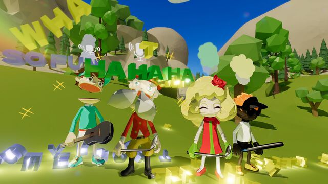 『ヨーデルゴルフ』会話がリアルタイムで3D文字として出現するオープンワールドゴルフゲームが発表。ひとつのボールを共有してカップインを目指す。ビットサミットにも出展