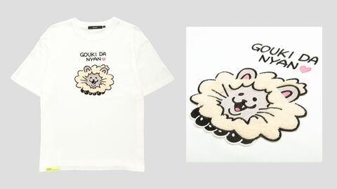 【スト6】『がんばれジュリちゃん』豪鬼ニャンの刺繍Tシャツ、マスコットキーホルダーが登場。3周年記念グッズとあわせて本日（5/20）より予約受付が開始