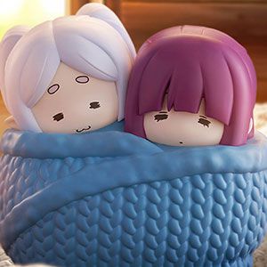 【葬送のフリーレン】フリーレンとフェルンがふたりでブランケットに包まる姿にほっこり♪