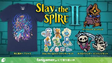 『Slay the Spire 2』5人のプレイアブルキャラがあしらわれたTシャツがクール。ステッカー、ピンバッジなど公式グッズ4点が販売開始【スレスパ2】