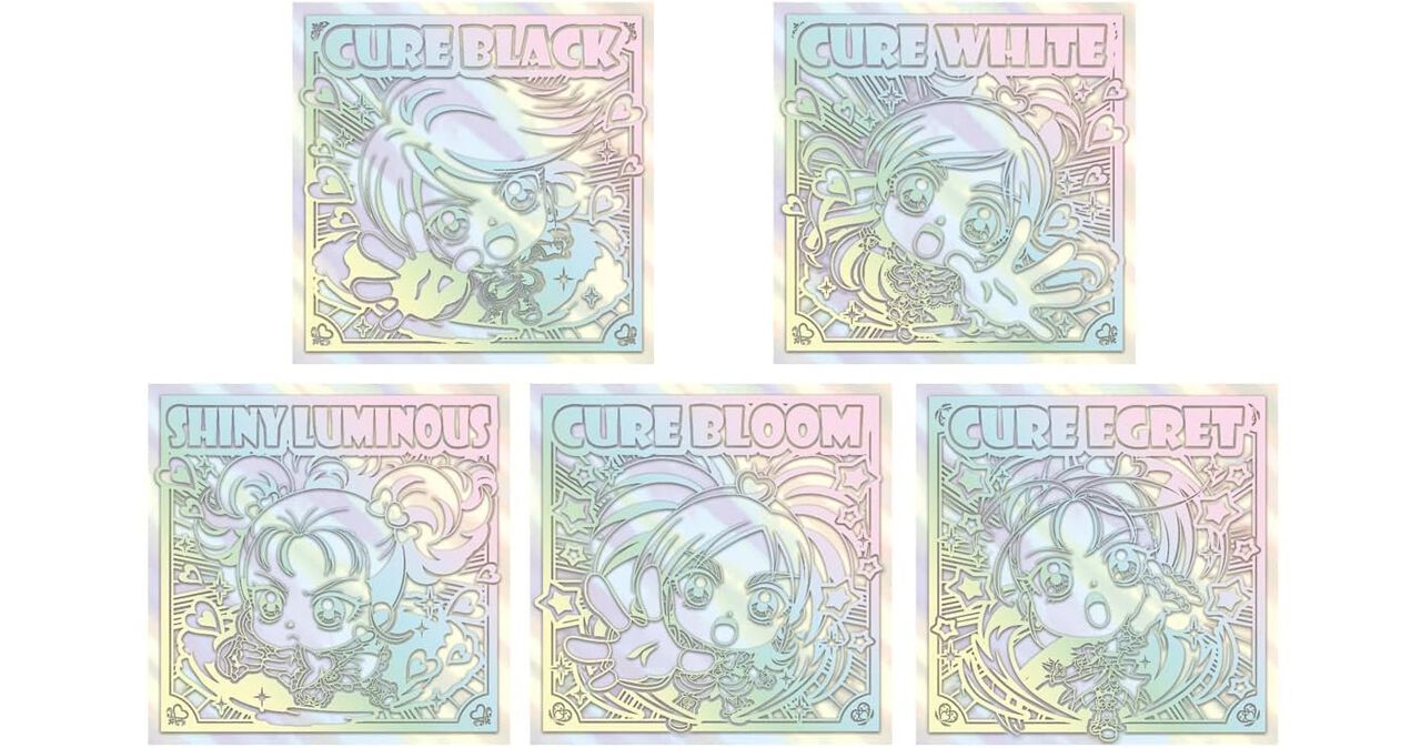 プリキュア』ウエハース第4弾が登場。付属シールは“5周年レア”を含む全