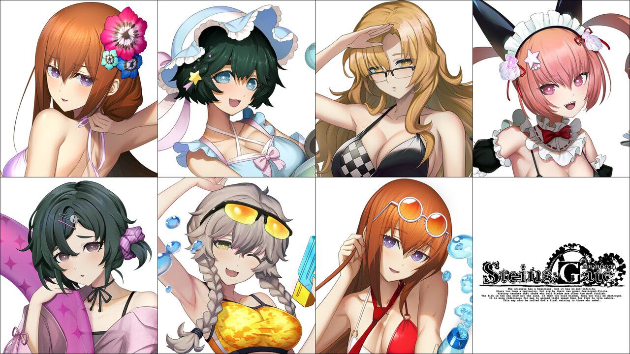 シュタゲ リブート』夏の装いが眩しい店舗の購入特典イラストを公開