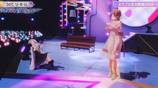 ラプラス・ダークネス生誕祭ライブに『学マス』姫崎莉波（声:薄井友里）が登場、『36℃U・B・U』『clumsy trick』を披露。誕生日のご本人はまさかの歌わず、特等席での応援
