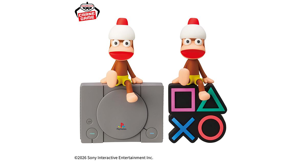 サルゲッチュ』ピポサルがモニタートップフィギュアに。PCモニターに