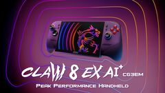 MSIのポータブルゲーミングPC“Claw 8 EX AI+ Handheld”が発表。優れた電力効率を維持しながら、AAAタイトルを快適にプレイ可能