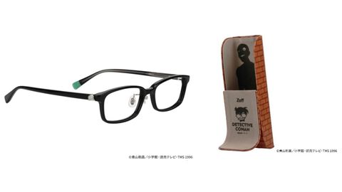 『名探偵コナン』コラボメガネがZoffで予約開始。江戸川コナン、服部平次、安室透ら6人がモチーフ。犯人が現れるメガネケースなども販売
