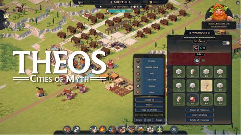 古代ギリシャの神々と人民の板挟みになりながら街を作る、歴史系都市運営シム『Theos: Cities of Myth』が発表