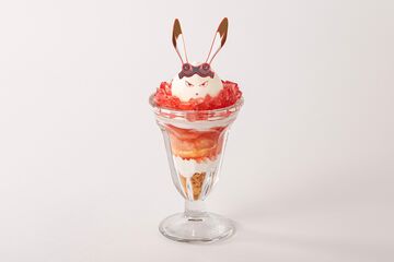 【細田守の原点/展】併設テーマカフェのメニューが公開。キングカズマのパフェ、雨と雪の雪山パスタなど、作品世界を楽しめるフードがラインアップ