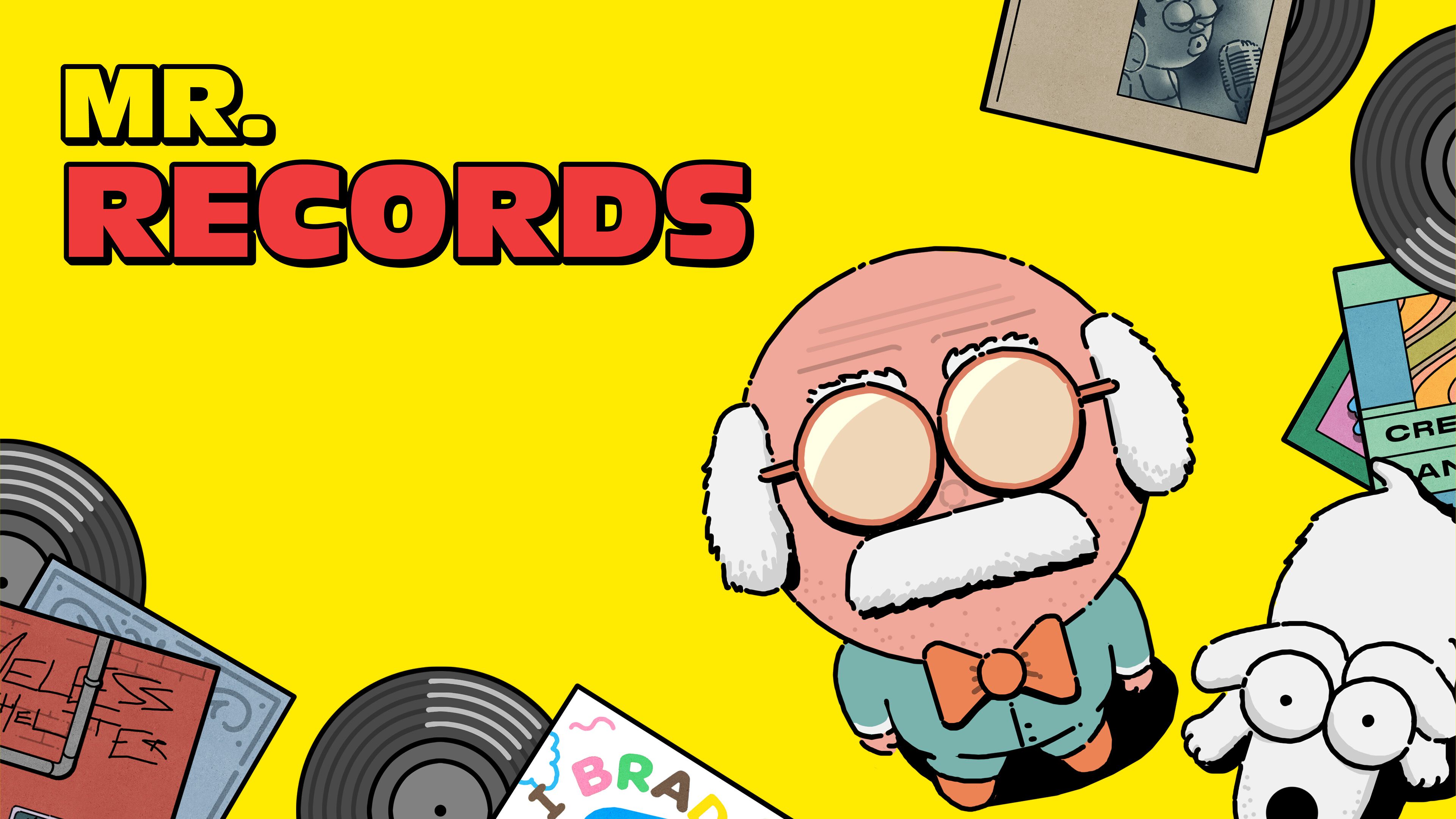 Mr. Records』ちっちゃいレコードマニアおじがサイケな音楽世界を冒険
