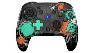 Switch2『スプラトゥーン レイダース』ワイヤレスコントローラがホリから発売。クリアー素材＆躍動感のあるインクのデザインがカッコいい。ヘッドセットや収納バッグなども登場