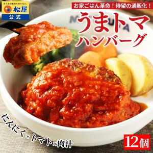 【うまトマ半額】松屋の定番ハンバーグ12食が4,800円（1食あたり400円）に！《楽天スーパーセール》