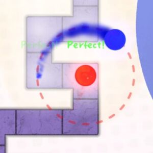 激ムズ音ゲー『A Dance of Fire and Ice』を親子でプレイ。2つの惑星が移動するタイミングに合わせてボタンを叩く、シンプルだが高難度のリズムゲーム【電撃インディー#1394】