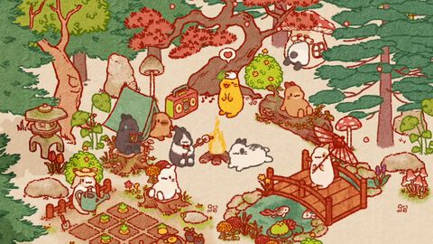 『うさぎしま』Steam版が2026年10月に配信決定。うさぎだらけのゆるカワな運営ゲームがPCにも登場