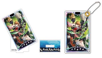 【ペルソナ5X】『ペルソナ3 リロード』岳羽ゆかりの登場を記念した新グッズが登場。ゲーム内イラストを使用したアクスタ、缶バッジ、スライドキーホルダーがラインアップ