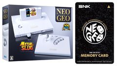 NEOGEO AES+の予約受付がスタート。メモリーカードデザインのICカードステッカーがエビテン限定特典として付属
