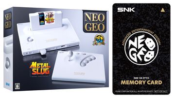 NEOGEO AES+の予約受付がスタート。メモリーカードデザインのICカードステッカーがエビテン限定特典として付属
