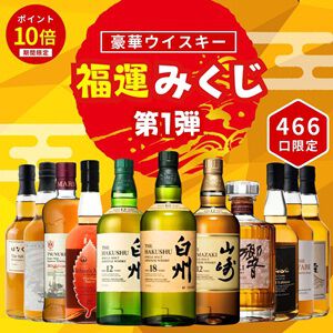 【楽天スーパーセール限定ポイント10倍】白州18年、山崎12年などを狙えるウイスキーくじが販売中