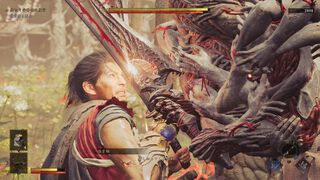 『鬼武者 Way of the Sword』にはワイドリニアなエリアも存在!?　戦闘は爽快感のあるザコ戦と、歯応えのあるボス戦の緩急のバランスが絶妙な剣戟アクションが魅力【SGF2026】