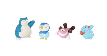 『ポケモン』何の技かわかる？ いろんな技をくりだすカビゴンたちのフィギュアがガチャで登場。まるくなるゴマゾウがかわいい【7月発売】