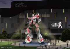実物大ユニコーンガンダム立像のファイナル特別装飾が6月20日より実施。カトキハジメがデザインを担当。展示終了日の8月31日に向けたフィナーレ企画