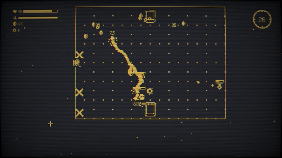 敵をビリビリ薙ぎ払う電撃連鎖アクション『Elecade』体験版がSteamにて配信。黒と黄色の2色で表現された世界がクール