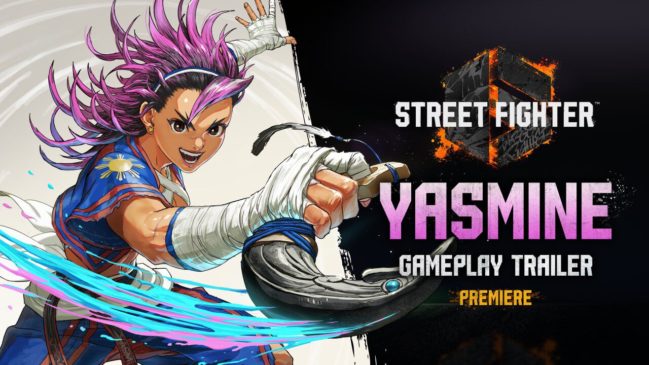 『スト6』新キャラ“ヤスミン”のゲームプレイ映像が6月18日8時に公開。フィリピン出身。エスクリマ、シラットで闘う少女