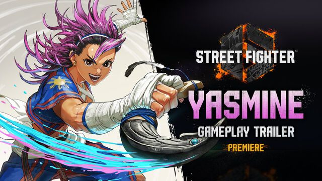 『スト6』新キャラ“ヤスミン”のゲームプレイ映像が6月18日8時に公開。フィリピン出身。エスクリマ、シラットで闘う少女