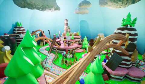 『めっちゃカメレオン』新マップ“シュガーランド”追加。リリース1週間で300万本を販売した人気作の最新アプデが配信開始